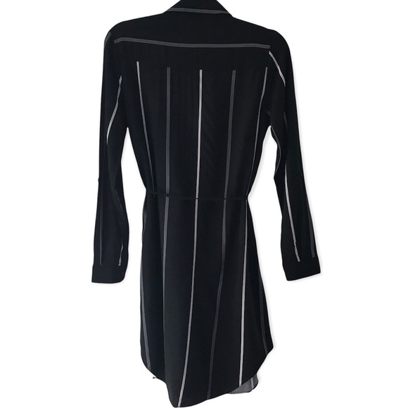 A.N.A.  A New Approach Black and White Shirt Dress - Picture 3 of 15